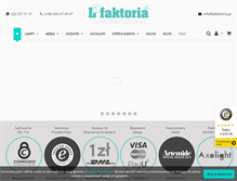 Tablet Screenshot of lafaktoria.pl